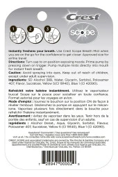 Crest Scope Ağız Bakım Spreyi 2x7ML thumbnail 2