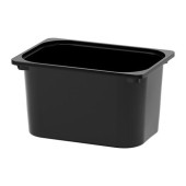 Ikea kalin saklama kabi siyah trofast thumbnail 2