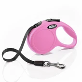 Flexi New Classic Medium Otomatik Tasma 5 Mt Şerit Pembe thumbnail 2