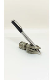 Dd2084 Tükenmez Kalem Black Silver thumbnail 2