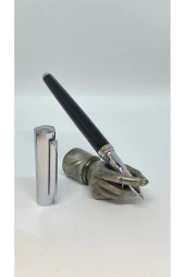 BLACK SILVER ROLLER KALEM SİYAH thumbnail 1