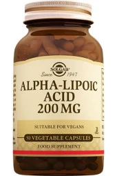 Solgar Alpha Lipoic Acid 200 Mg 50 Kapsül thumbnail 1
