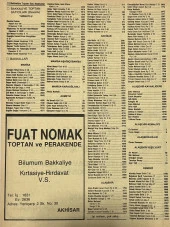 Manisa 1987 Meslek Reklam İlanı Efemera S-11 thumbnail 2