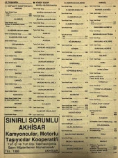 Manisa 1987 Meslek Reklam İlanı Efemera S-61 thumbnail 2