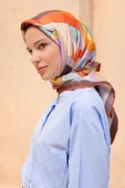 Belli Twill İpek Eşarp 4108-81 thumbnail 2