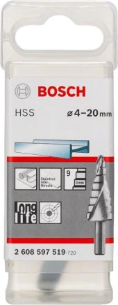 Bosch HSS Kademeli Matkap Ucu 4-20 mm thumbnail 2