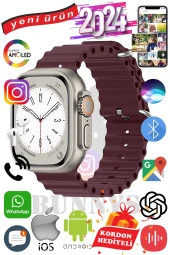 Akıllı Saat ULTRA MAX 2024 Kordon Hediyeli Amoled Ekran thumbnail 1