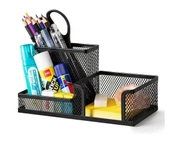 3 Bölmeli Metal Perforeli Organizer (SİYAH) thumbnail 1