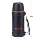 KINGCAMP 750 ML VACUUM SIYAH TERMOS thumbnail 5