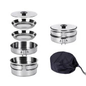 KingCamp BACKPACKER III SILVER YEMEK SET (2 KISI) thumbnail 5