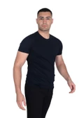 Erkek Sıfır Yaka Floş T-SHIRT thumbnail 10