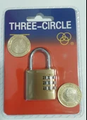 Three Cırcle 3 Basmaklı Şifreli Asma Kilit 30 Mm thumbnail 1