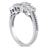 0.85 ct. Pırlanta Baget Yüzük thumbnail 2