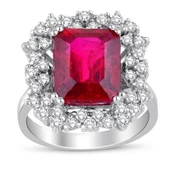 3.31 ct. Pırlanta Yakut Yüzük thumbnail 1
