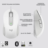 LOGITECH M650 L Kablosuz Optik 4000DPI Beyaz Bluetooth Mouse 910-006238 thumbnail 4