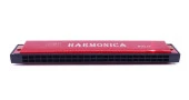 Harmonica Büyük Boy Mızıka Kırmızı thumbnail 3