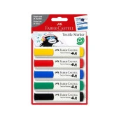 Faber-Castell Tekstil Markörü Klasik 5'li thumbnail 1