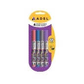 Adel Tekstil Markörü Pastel Renk 4'lü thumbnail 2