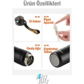 Tkk Çelik Termos 900 Ml T2025  Siyah thumbnail 4