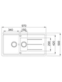 Franke BFG 651-97 Nero Granit Eviye thumbnail 2