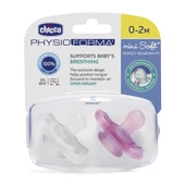 Chicco PhysioForma Mini Soft 2'li Emzik 0-2 Ay Kız thumbnail 1