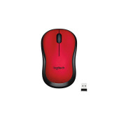 logitech M220 Sessiz Kompakt Kablosuz Mouse Kırmızı thumbnail 1