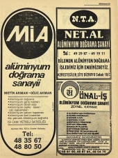 Ankara 1986 Meslek Reklam İlanı Efemera S29 thumbnail 1