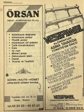 Ankara 1986 Meslek Reklam İlanı Efemera S29 thumbnail 2