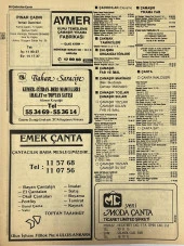 Ankara 1986 Meslek Reklam İlanı Efemera S85 thumbnail 2