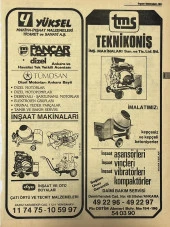 Ankara 1986 Meslek Reklam İlanı Efemera S183 thumbnail 1