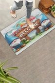 Valerine Life Sevimli Cüceler Welcome Kapı Önü Paspası 45x70cm thumbnail 1
