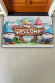 Valerine Life Sevimli Cüceler Welcome Kapı Önü Paspası 45x70cm thumbnail 2