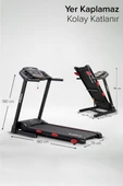 Proforce PROFORCE OPTIMUM  KOŞU BANDI 2,5 HP LED GÖSTERGE 0 - 14 km/s HIZ  KOLAY KURULUM thumbnail 2