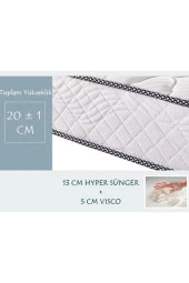 90x185 Balanced Cotton Ortopedik Visco Yatak thumbnail 3