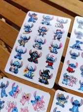 Stich Sticker Etiket Seti 4 sayfa a6 Boy thumbnail 2