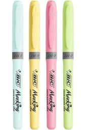 Fosforlu Kalem Brite Liner Pastel 4 Renk thumbnail 3