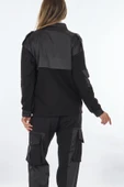 Unique Mode Oversize Kapüşonlu Cepli Kadın Kışlık Mont thumbnail 6