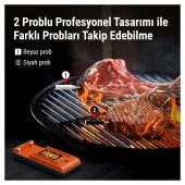 ThermoPro TP962 Bluetooth, Digital,Çift Problu Profesyonel Et Termometresi thumbnail 7