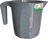 Polytime Plastik Gri Ölçekli Maşrapa - 1.5 Litre thumbnail 1