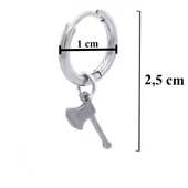 Erkek Çelik Küpe Balta Model UNK-484 thumbnail 5