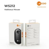 Lenovo Lecoo WS212 Kablosuz Mouse Siyah thumbnail 4