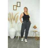 Kadın Oversize Basic Lastikli Paça Mevsimlik Eşofman Altı thumbnail 1