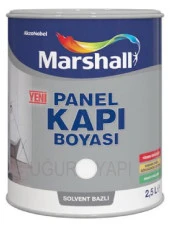 Marshall Solvent Bazlı Panel Kapı Boyası 2.5 Lt Beyaz thumbnail 1