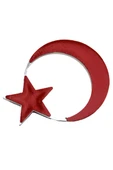 Araba Sticker Krom Bayrak Model Reflektörlü thumbnail 4
