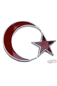 Araba Sticker Krom Bayrak Model Reflektörlü thumbnail 3