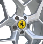 Jant Göbek Arma Ferrari Sticker 4'lü Set thumbnail 2