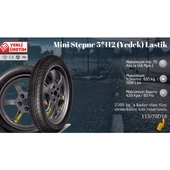 Mini Stepne Yedek Lastik 5x112 thumbnail 1