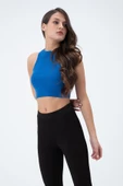 Kadın Kaşkorse Crop Atlet   Saks thumbnail 3