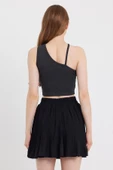 Kadın Askılı Crop Kaşkorse   Antrasit thumbnail 3