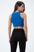 Kadın Kaşkorse Crop Atlet   Saks thumbnail 4
